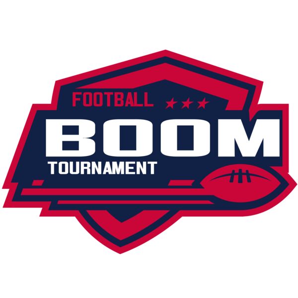 Boom Tournament Football logo template Thumbnail